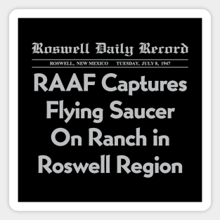 Roswell 1947 Flying Saucer Magnet